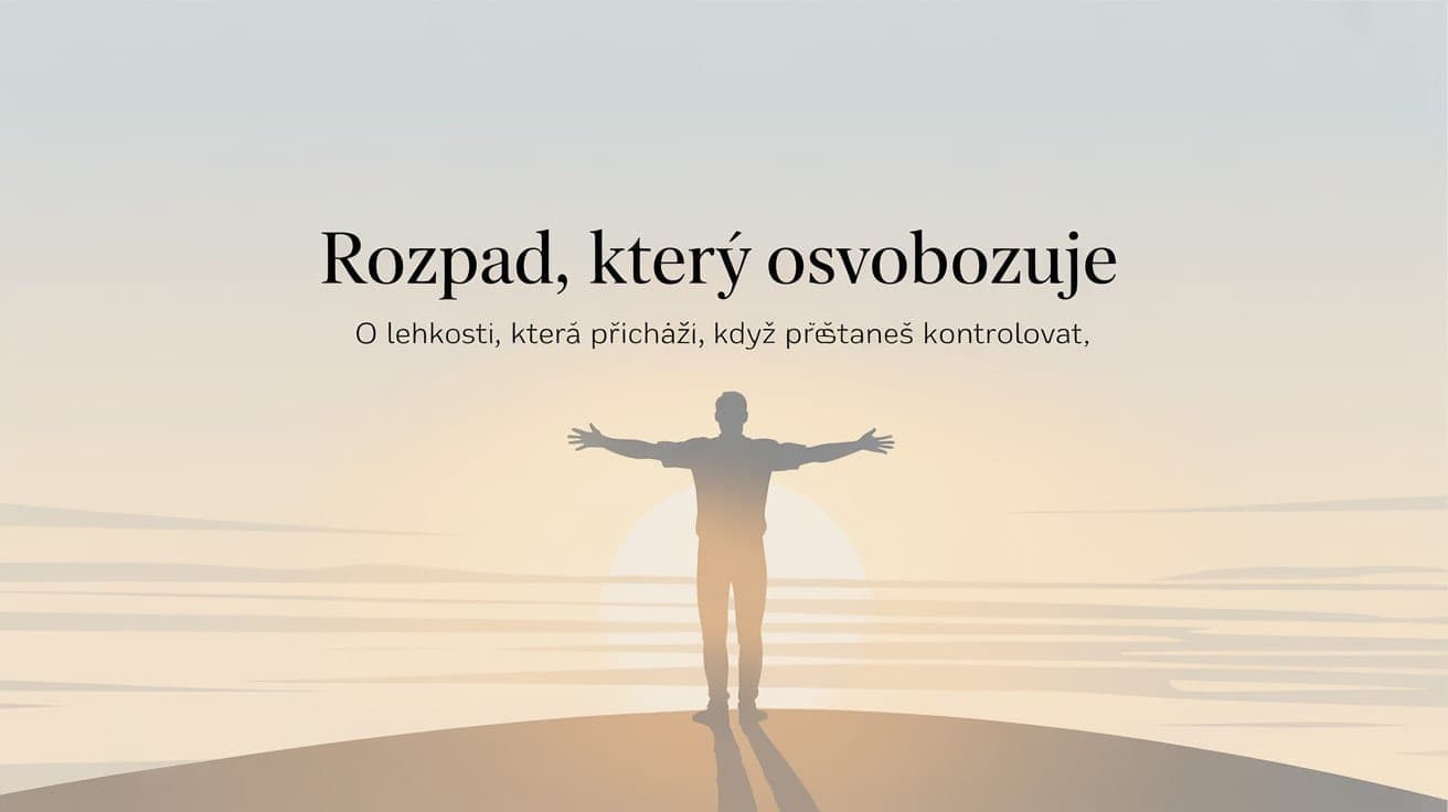 Rozpad, který osvobozuje: O lehkosti, která přichází, když přestaneš kontrolovat