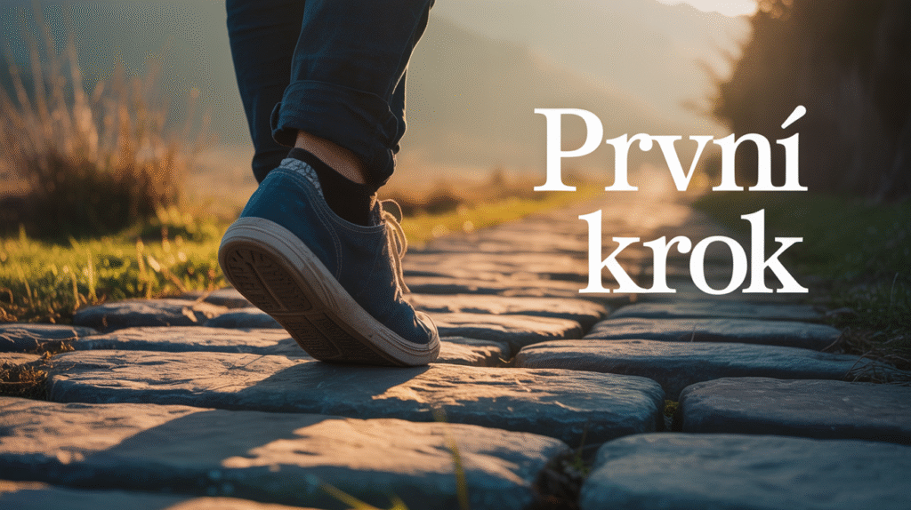 a cinematic photograph of a human foot prvni krok kouce