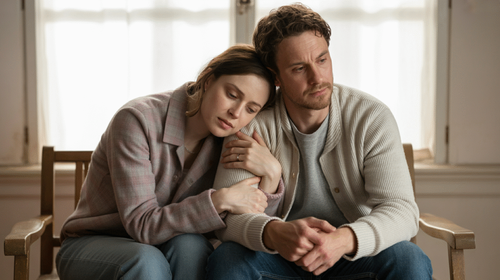 Koučink partnerské krize: když vztah bolí, ale ještě nechcete odejít 9 dvoji sedi na lavicce a premysli